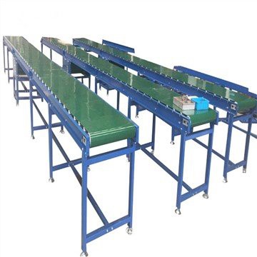 Pásový valčekový dopravník